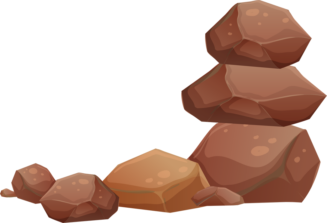 Stacked Rocks Illustration